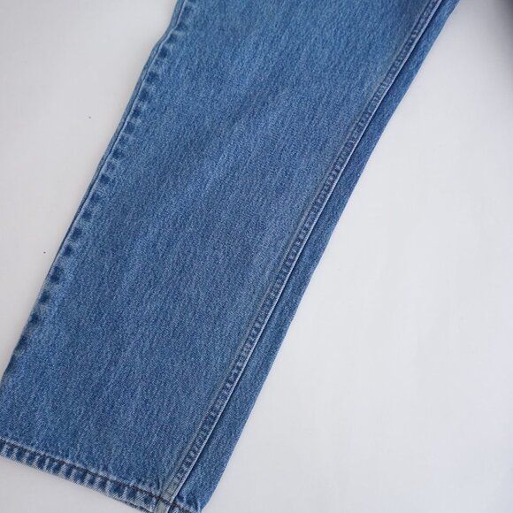 Harley-Davidson Mid-Wash Relaxed Biker 100% Cotton Blue Denim Jeans 38x30 - Picture 5 of 8